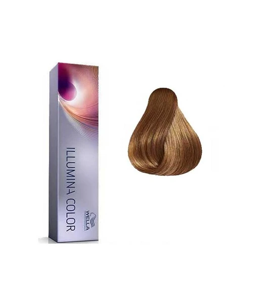 Wella İllumina 7/35 Orta Altın Mahagoni Kumral Saç Boyası 60 ml ürün görseli 1