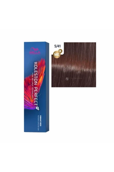 Wella Koleston Perfect Me Tüp Boya 60 ml 5/41 Koyu Kumral Bakır ürün görseli 1