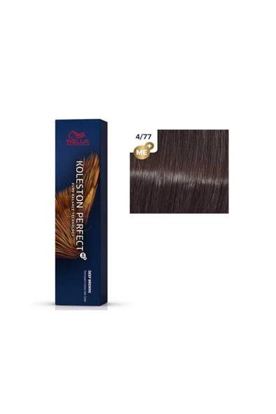 Wella Koleston Perfect Me+ Tüp Boya 4/77 Espresso 60 Ml ürün görseli 1