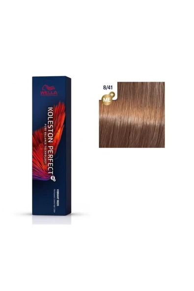 Wella Koleston Perfect Me+ Tüp Boya 60 ml 8/41 Açık Kumral Bakır ürün görseli 1