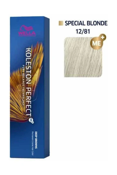 Wella Koleston Perfect Me Tüp Boya 60 ml 12/81 Extra İnci Küllü Sarı ürün görseli 1