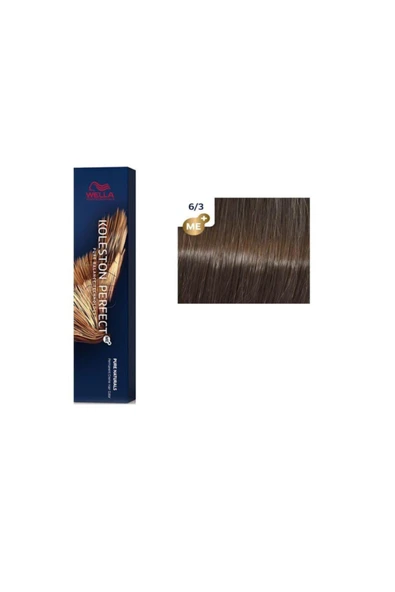 Wella Koleston Perfect Me+ Boya 6/3 Koyu Kumral Altın OKSİDANSIZ ürün görseli 1