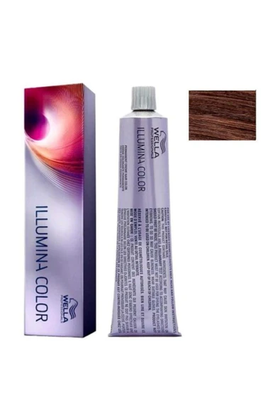 Wella İllumina 5/43 Açık Kızıl Altın Kahve Saç Boyası 60 ml ürün görseli 1