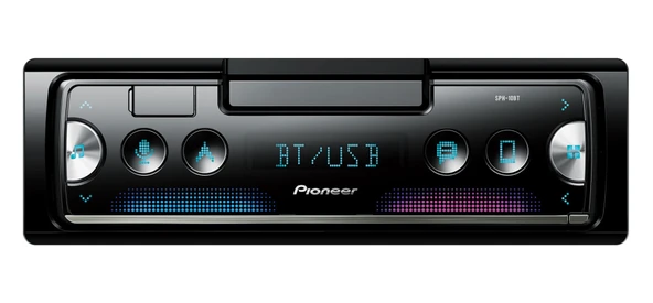 Pioneer SPH-10BT 1-DIN receiver Bluetooth, USB. Connects to iPhone and Android Devices ürün görseli 1