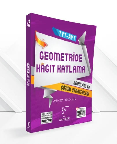Karekök Yayınları TYT-AYT Geometride Kağıt Katlama Soruları ve Çözüm Stratejileri ürün görseli 1