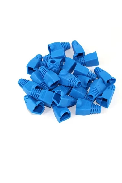 25'li Rj-45 Konnektör Koruyucu Kılıf - Mavi ürün görseli 1