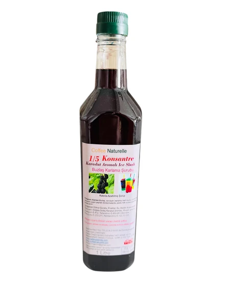 Karadut Aromalı İce Slush 1e5konsatre Şurup  1 lt (buzlaş-karlama) ürün görseli 1