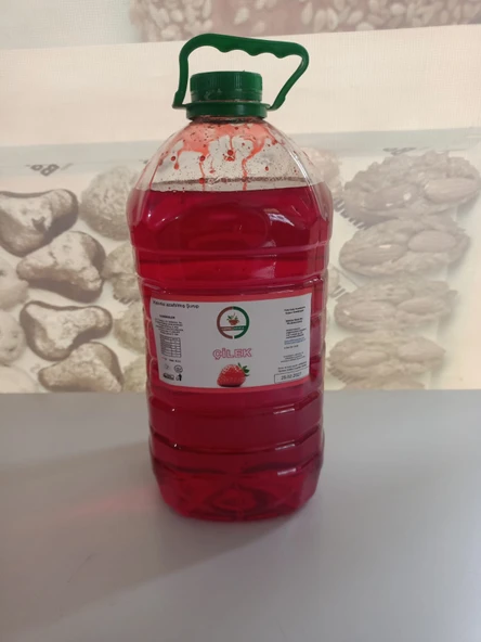 Çilek Aromalı İce Slush Şurup (koli) 4x5 lt - Resim 2