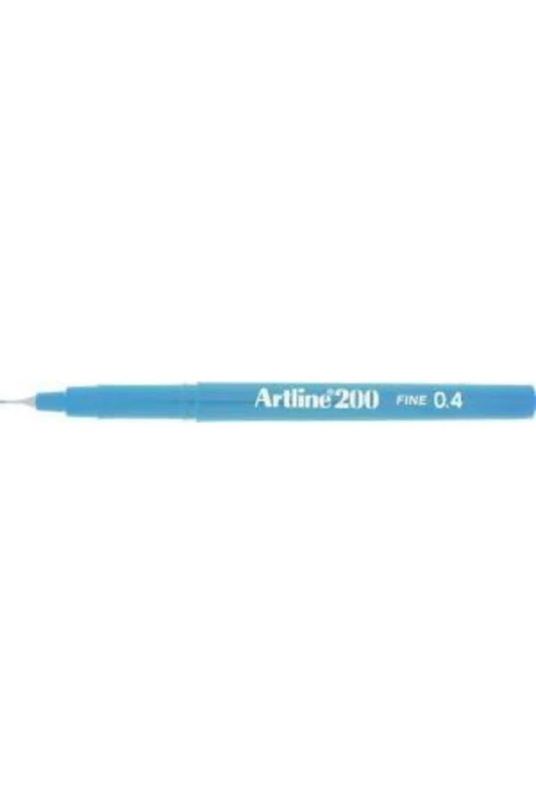Artline Fineliner 0.4 MM İnce Uçlu Keçeli Kalem Gök Mavisi EK-200N (12 Li Kutu) ürün görseli 1
