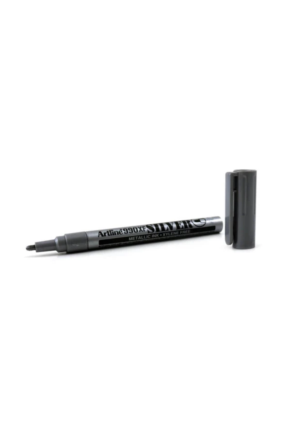 Artline Markör Yaldızlı Yuvarlak Uçlu 1.2 MM Gümüş EK-990XF (1 Kutu 12 Adet) ürün görseli 1