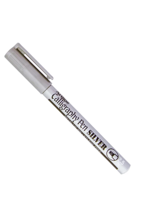 Artline Kaligrafi Kalemi Kesik Uçlu 2.5 MM Gümüş EK993XF (1 Kutu 12 Adet) ürün görseli 1