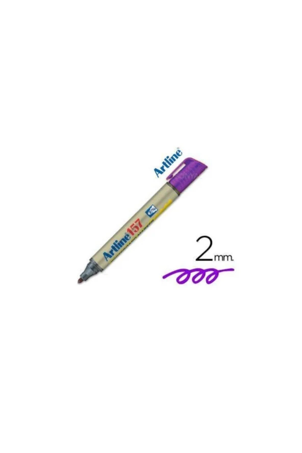 Artline Mor Tahta Kalemi Yuvarlak Uçlu Mor EK-157 12 Li (1 Paket 12 Adet) ürün görseli 1