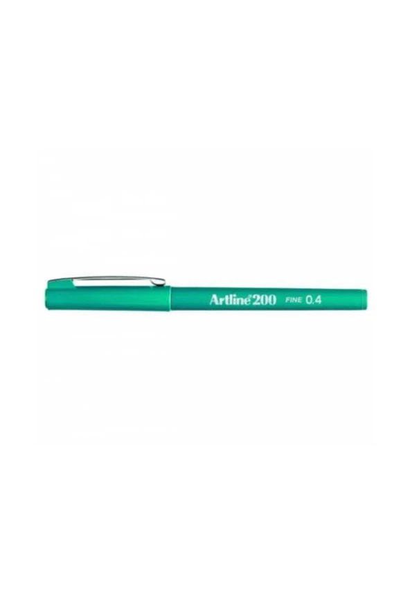 Artline İnce Uçlu Yazı Ve Çizim Kalemi Fineliner 0.4 MM Koyu Yeşil EK-200 12 Li (1 Paket 12 Adet) ürün görseli 1