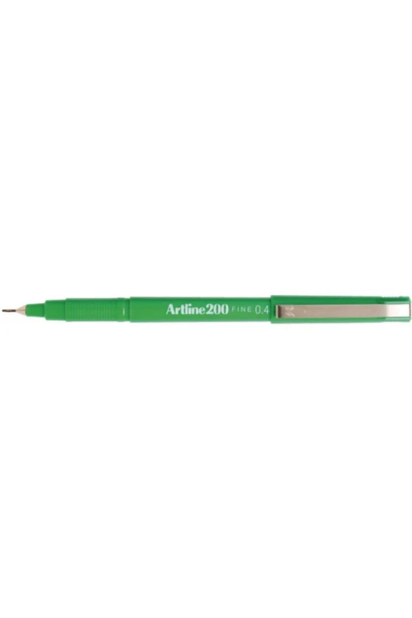 Artline Ek-200 Fineliner İnce Uçlu Keçeli Kalem 0.4 Mm Yeşil (12 Li Kutu) ürün görseli 1