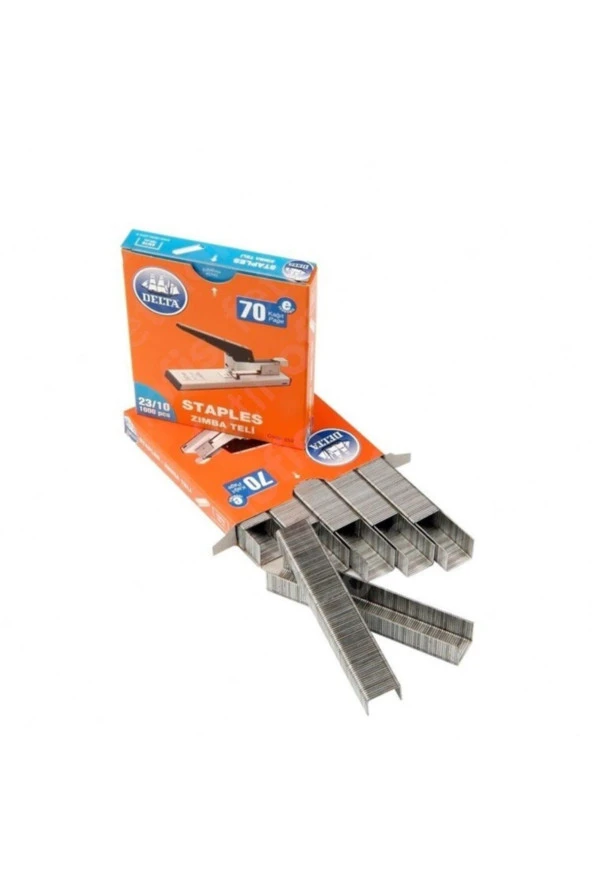 Delta Zımba Teli 1000 Lİ 70 Sayfa 23/10 252 (120 Paket) ürün görseli 1