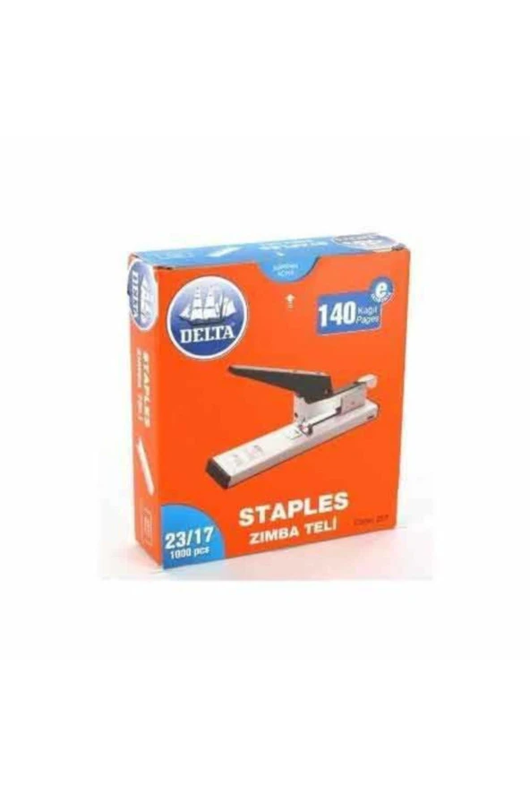 Delta Zımba Teli 1000 Lİ 140 Sayfa 23/17 257 (120 Paket) ürün görseli 1