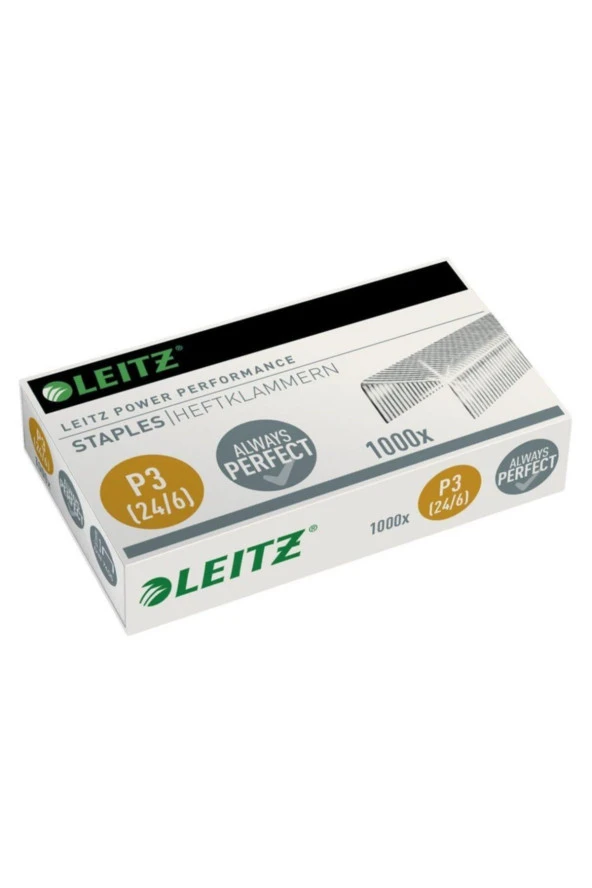 Leitz Zımba Teli 1000 Lİ 24/6 5570-00-00 (20 Paket) ürün görseli 1