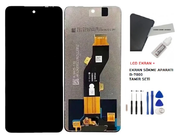 İnfinix Hot 40İ Lcd Dokunmatik Ekran Orijinal Kalite  + B-7000 +TAMİR SETİ ürün görseli 1