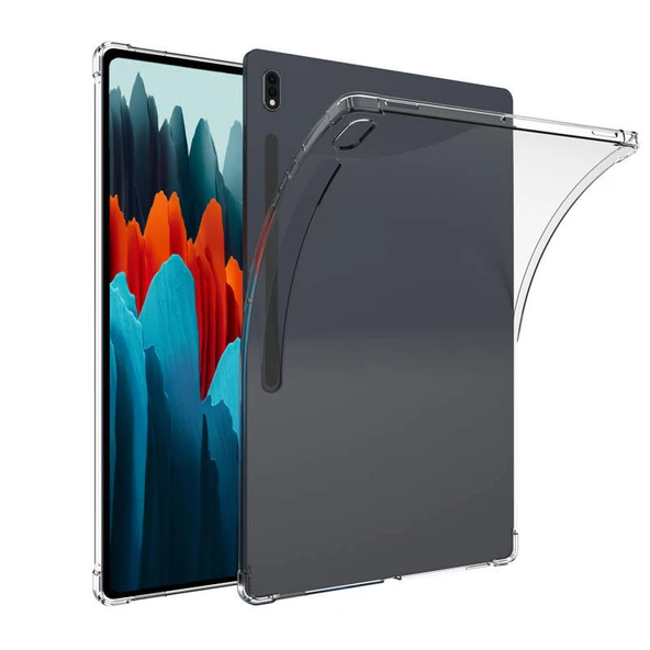 Zore Galaxy ile uyumlu Tab S8 Plus Kılıf Tablet Nitro Anti Shock Silikon Kapak ürün görseli 1