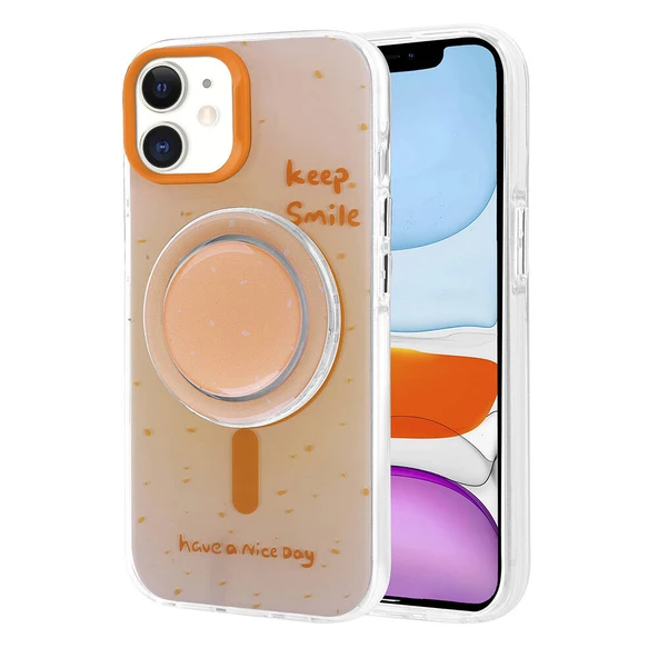 Zore Apple ile uyumlu iPhone 11 Kılıf M-safe Şarj Özellikli Tak-Çıkar Pop Soketli Tiktok Kapak ürün görseli 1