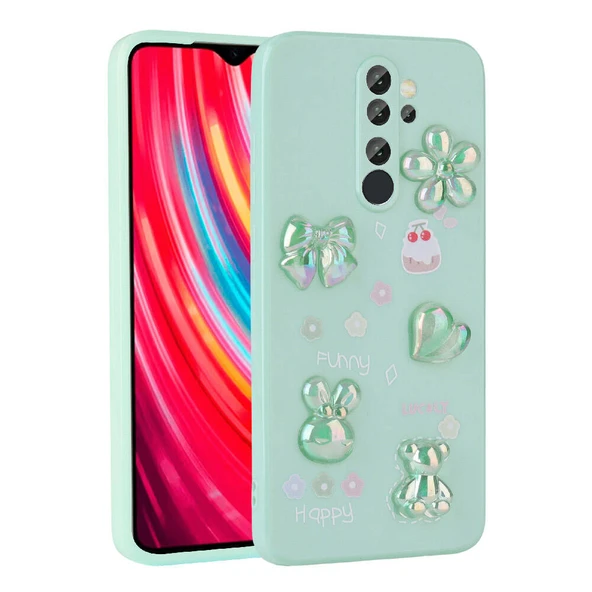 Zore Xiaomi ile uyumlu Redmi Note 8 Pro Kılıf Kabartma Figürlü Parlak Toys Silikon Kapak ürün görseli 1