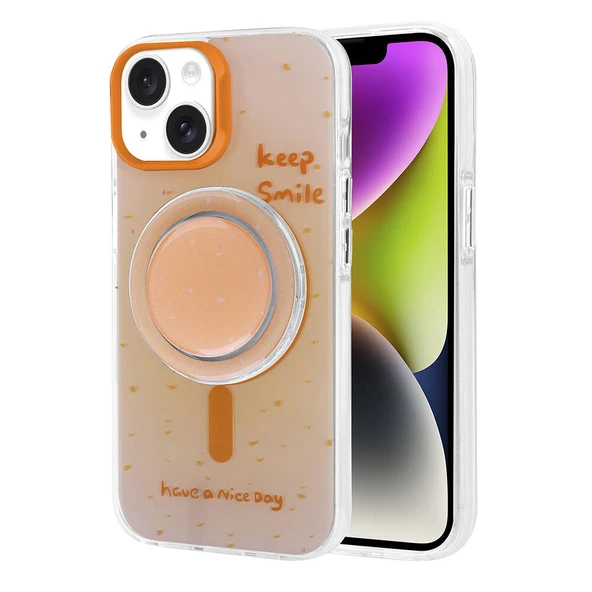 Zore Apple ile uyumlu iPhone 13 Kılıf M-safe Şarj Özellikli Tak-Çıkar Pop Soketli Tiktok Kapak ürün görseli 1