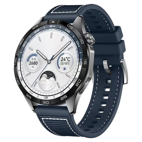 Huawei GT2 46mm Zore KRD-102 22mm Silikon Kordon ürün görseli 1