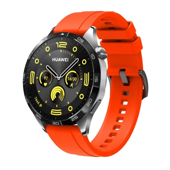 Zore Huawei ile uyumlu GT4 41mm KRD-95 22mm Silikon Kordon ürün görseli 1