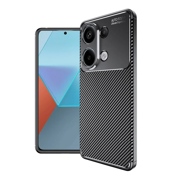 Zore Xiaomi ile uyumlu Redmi Note 13 Pro 4G Kılıf Negro Silikon Kapak ürün görseli 1