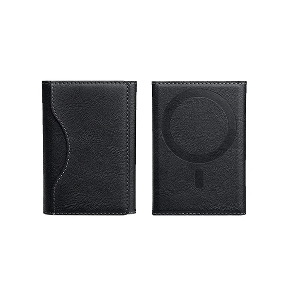 Zore CRD-04 Suni Deri Görünümlü 5 Hazneli Magnetik Kartlık ürün görseli 1