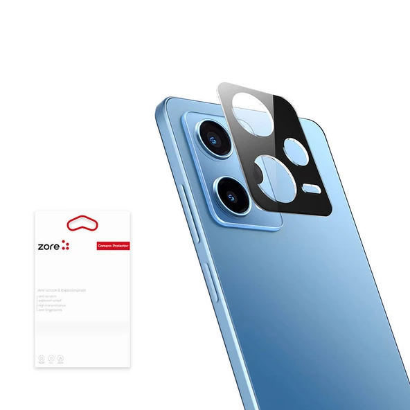 Zore Xiaomi ile uyumlu Redmi Note 12 Pro 5G 3D Kamera Camı ürün görseli 1