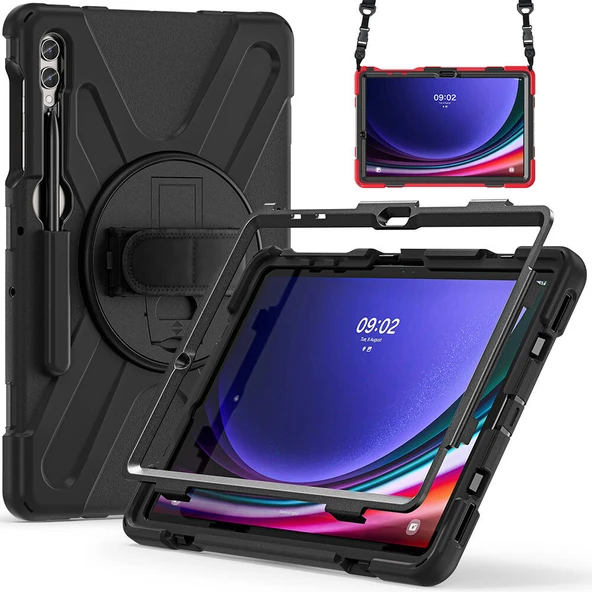 Zore Galaxy ile uyumlu Tab S9 FE Plus Defender Tablet Silikon - Resim 2