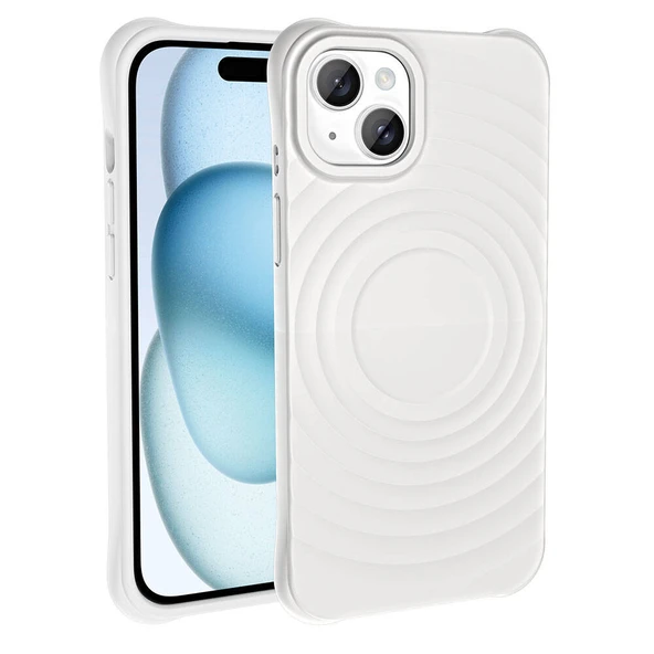 Zore Apple ile uyumlu iPhone 15 Plus M-safe Şarj Özellikli Airbagli Mat Görünümlü Hepi Kapak ürün görseli 1