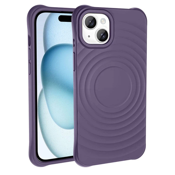 Zore Apple ile uyumlu iPhone 14 Plus M-safe Şarj Özellikli Airbagli Mat Görünümlü Hepi Kapak ürün görseli 1