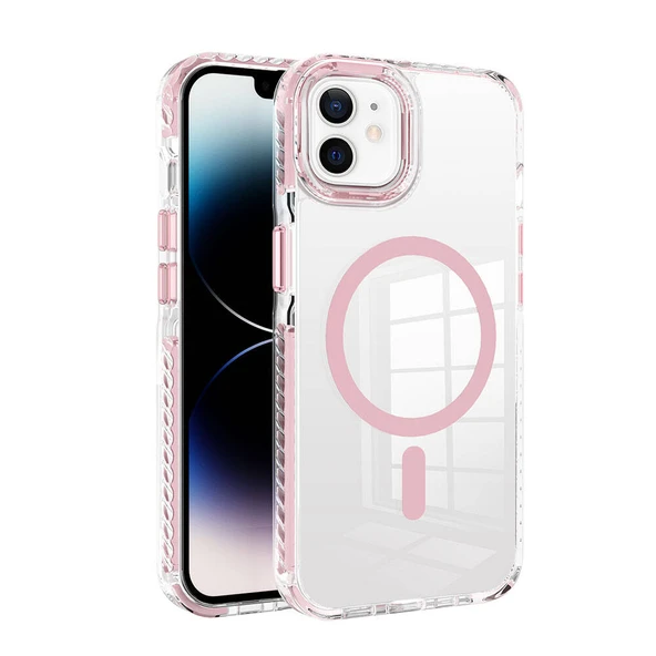 Zore Apple ile uyumlu iPhone 12 Kılıf M-safe Şarj Özellikli Airbagli Takılabilir Askı Aparatlı Nana Kapak ürün görseli 1