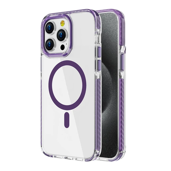 Zore Apple ile uyumlu iPhone 12 Pro Kılıf M-safe Şarj Özellikli Airbagli Takılabilir Askı Aparatlı Nana Kapak ürün görseli 1