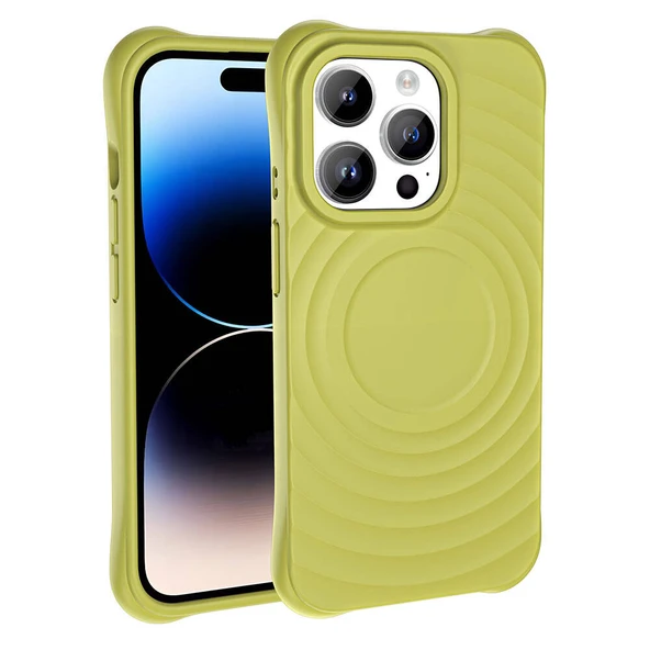 Zore Apple ile uyumlu iPhone 14 Pro Max M-safe Şarj Özellikli Airbagli Mat Görünümlü Hepi Kapak ürün görseli 1