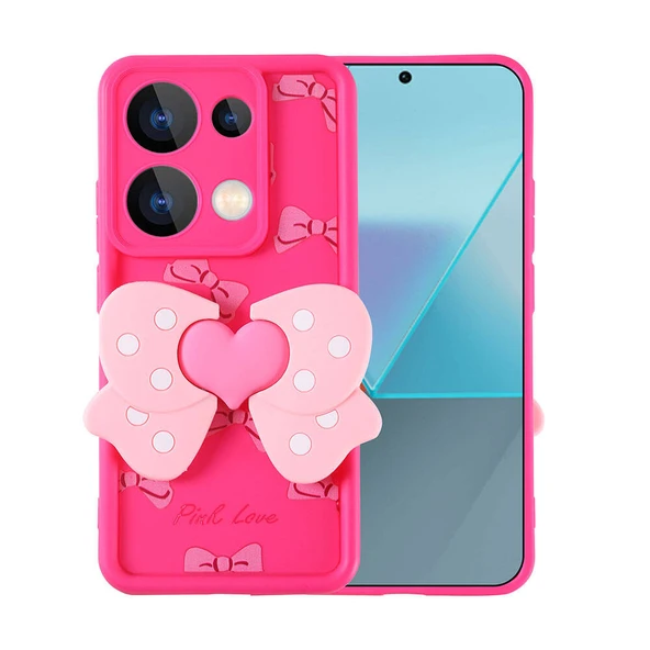 Zore Xiaomi ile uyumlu Poco M6 Pro 4G Kılıf Kamera Korumalı Figür Tasarımlı Kapya Kapak ürün görseli 1
