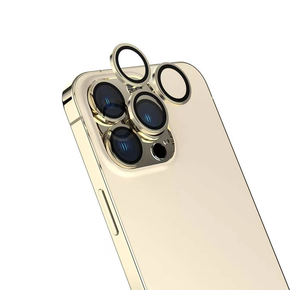 Zore Apple ile uyumlu iPhone 16 Pro Max Safir CL-15 Parmak İzi Bırakmayan Anti-Reflective Kamera Lens Koruyucu ürün görseli 1