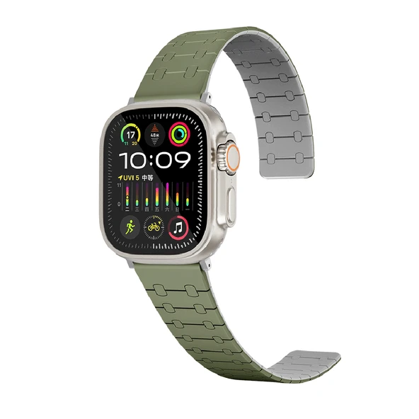 Apple Watch 40mm Zore KRD-111 Çizgili Desenli Silikon Kordon ürün görseli 1