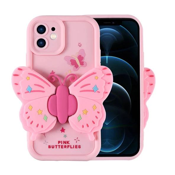 Zore Apple ile uyumlu iPhone 12 Kılıf Kamera Korumalı Figür Tasarımlı Kapya Kapak ürün görseli 1