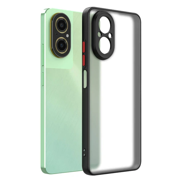Zore Realme ile uyumlu 12 Lite Kılıf Hux Kapak ürün görseli 1