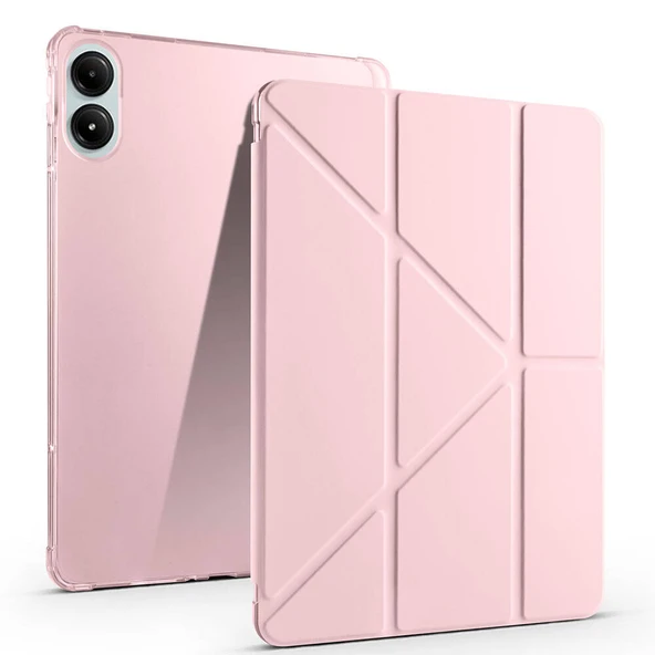 Zore Xiaomi ile uyumlu Poco Pad Kılıf Tri Folding Kalem Bölmeli Standlı Kılıf ürün görseli 1