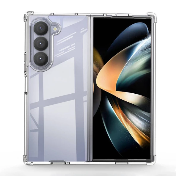 Zore Galaxy ile uyumlu Z Fold 6 Kılıf Nitro Anti Shock Silikon ürün görseli 1