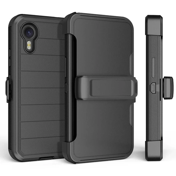 Zore Galaxy ile uyumlu XCover7 Pro Kılıf Double Clip Kapak ürün görseli 1