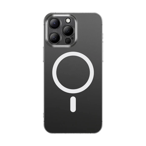Zore Apple ile uyumlu iPhone 14 Pro Kılıf M-safe Şarj Özellikli Toz Önleyici Helo Kapak ürün görseli 1