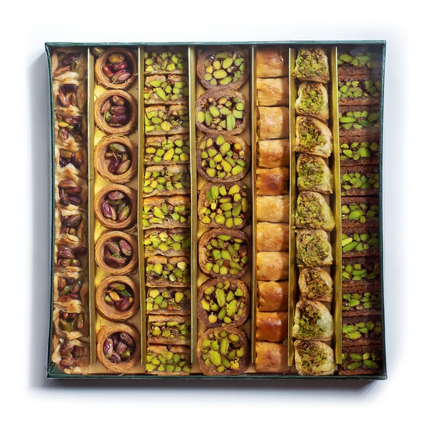 Antep Fıstıklı Kadayıflı Karışık Baklava Kutusu 800 G ürün görseli 1