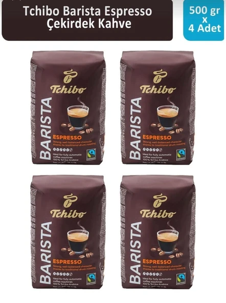 Tchibo Barista Espresso Çekirdek Kahve 1 kg 2'li ürün görseli 1