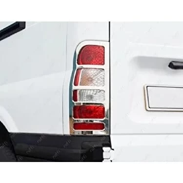Ford Transit Uyumlu Krom Stop Çerçeve 2 Parça 2000-2014 Paslanmaz Çelik ürün görseli 1