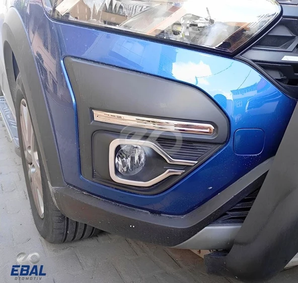 Dacia Jogger Krom Sis Çerçevesi 2 Parça 2021> Paslanmaz Çelik ürün görseli 1